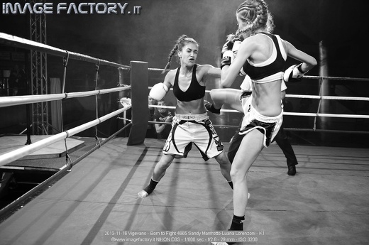 2013-11-16 Vigevano - Born to Fight 4665 Sandy Manfrotto-Luana Lorenzoni - K1